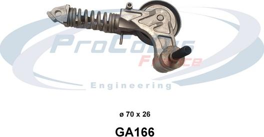 Procodis France GA166 - Натяжитель, поликлиновый ремень abcparts.ee