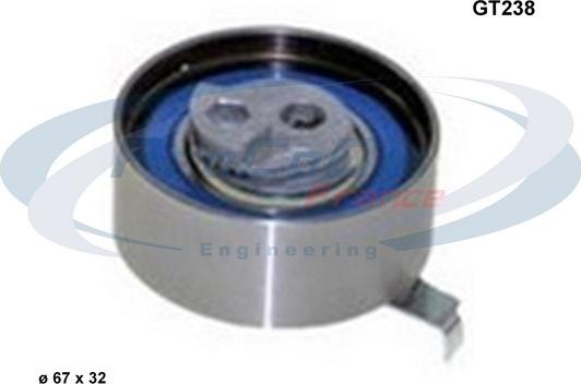 Procodis France GT238 - Натяжной ролик, зубчатый ремень ГРМ abcparts.ee