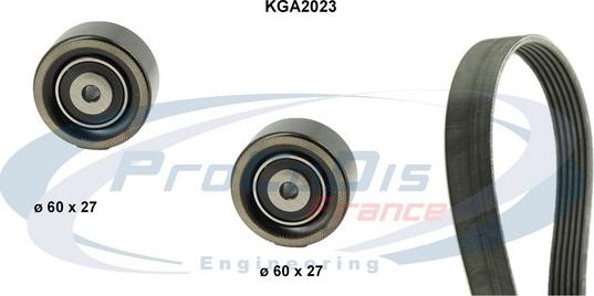 Procodis France KGA2023 - Поликлиновый ременный комплект abcparts.ee