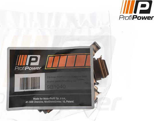 ProfiPower 9B1040 - Комплектующие для колодок дискового тормоза abcparts.ee
