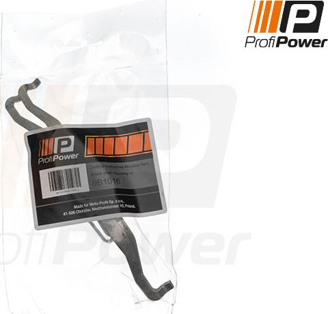 ProfiPower 9B1016 - Комплектующие для колодок дискового тормоза abcparts.ee