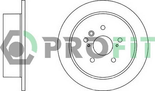 Profit 5010-1545 - Тормозной диск abcparts.ee