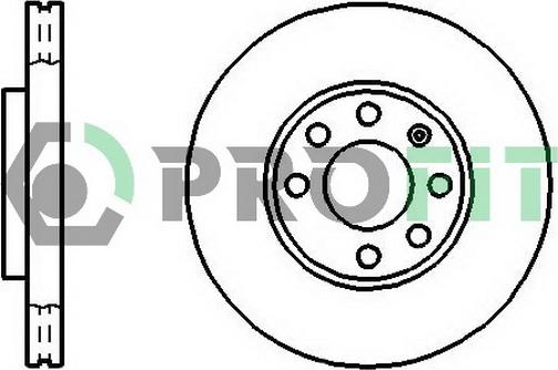 Profit 5010-1041 - Тормозной диск abcparts.ee