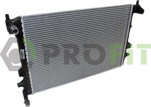 Profit 1740-0047 - Радиатор, охлаждение двигателя abcparts.ee