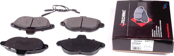 Protechnic PRP0038 - Тормозные колодки, дисковые, комплект abcparts.ee