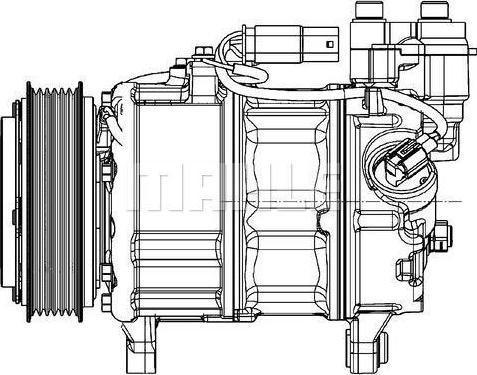 PSH 090.215.080.310 - Компрессор кондиционера abcparts.ee