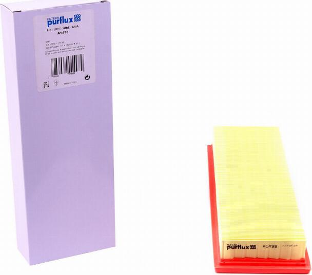 Purflux A1498 - Воздушный фильтр двигателя abcparts.ee