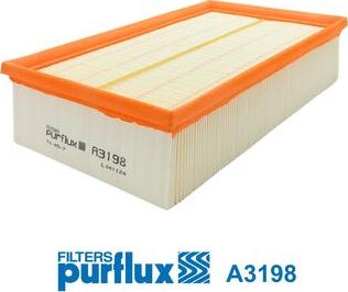 Purflux A3198 - Воздушный фильтр двигателя abcparts.ee