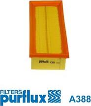 Purflux A388 - Воздушный фильтр двигателя abcparts.ee