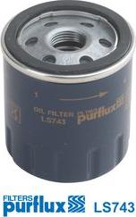 Purflux LS743 - Масляный фильтр abcparts.ee