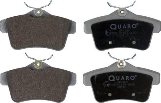 QUARO QP4109 - Тормозные колодки, дисковые, комплект abcparts.ee