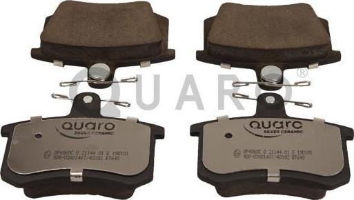 QUARO QP4860C - Тормозные колодки, дисковые, комплект abcparts.ee