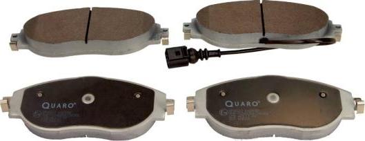 QUARO QP6623 - Тормозные колодки, дисковые, комплект abcparts.ee