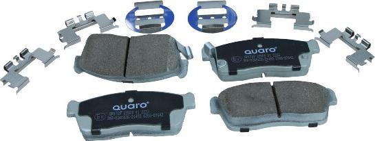 QUARO QP0729 - Тормозные колодки, дисковые, комплект abcparts.ee