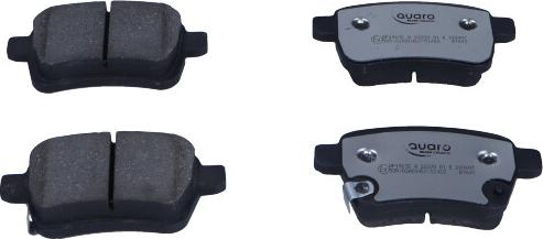 QUARO QP1913C - Тормозные колодки, дисковые, комплект abcparts.ee