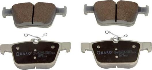 QUARO QP7274 - Тормозные колодки, дисковые, комплект abcparts.ee