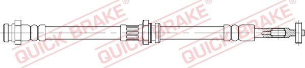 QUICK BRAKE 58.843 - Тормозной шланг abcparts.ee