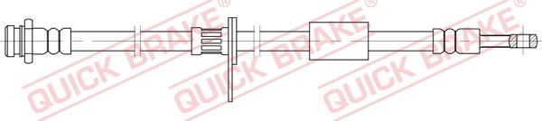 QUICK BRAKE 58.850 - Тормозной шланг abcparts.ee