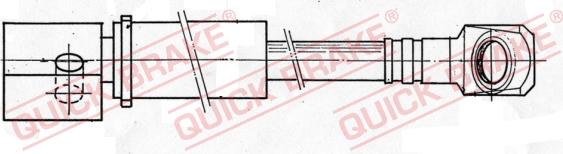 QUICK BRAKE 60.302 - Тормозной шланг abcparts.ee