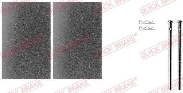 QUICK BRAKE 109-0983R-1 - Комплектующие для колодок дискового тормоза abcparts.ee