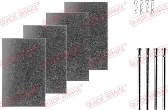 QUICK BRAKE 109-0983R - Комплектующие для колодок дискового тормоза abcparts.ee