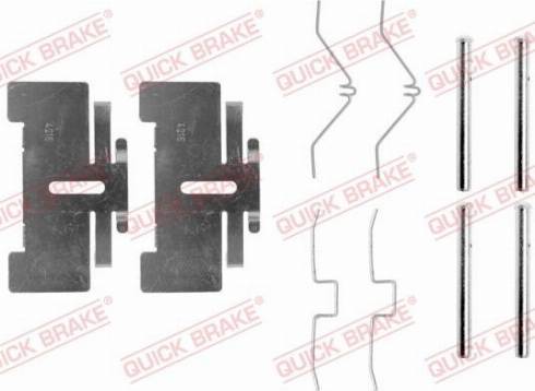 QUICK BRAKE 1090974 - Комплектующие для колодок дискового тормоза abcparts.ee