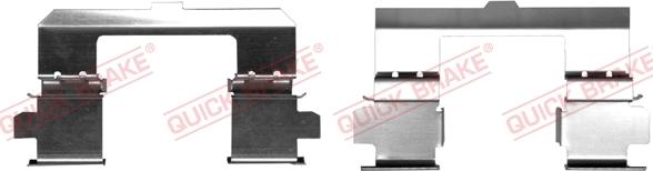 QUICK BRAKE 109-0048R-1 - Комплектующие для колодок дискового тормоза abcparts.ee