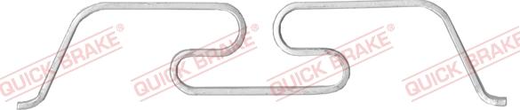 QUICK BRAKE 109-0050R-1 - Комплектующие для колодок дискового тормоза abcparts.ee