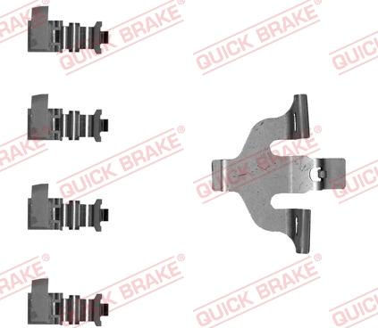 QUICK BRAKE 109-0066-1 - Комплектующие для колодок дискового тормоза abcparts.ee
