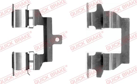 QUICK BRAKE 109-0026R-1 - Комплектующие для колодок дискового тормоза abcparts.ee