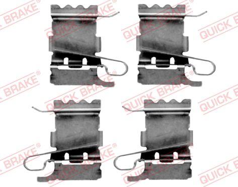 QUICK BRAKE 109-0192R-1 - Комплектующие для колодок дискового тормоза abcparts.ee
