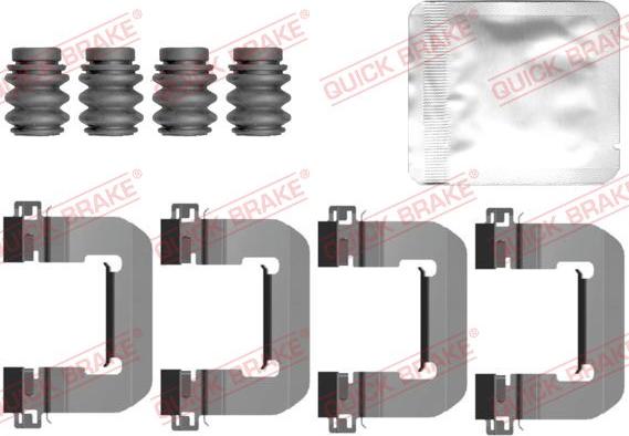 QUICK BRAKE 109-0149 - Комплектующие для колодок дискового тормоза abcparts.ee