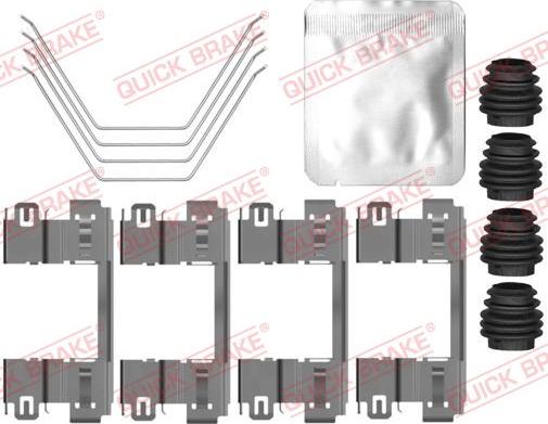 QUICK BRAKE 109-0146 - Комплектующие для колодок дискового тормоза abcparts.ee