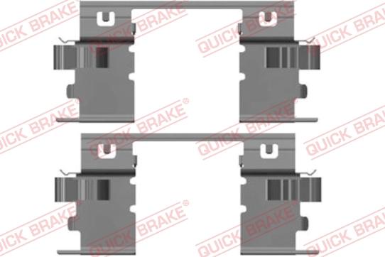 QUICK BRAKE 109-0148R-1 - Комплектующие для колодок дискового тормоза abcparts.ee