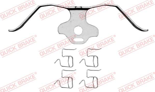 QUICK BRAKE 109-0181R-1 - Комплектующие для колодок дискового тормоза abcparts.ee