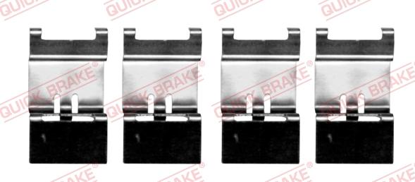 QUICK BRAKE 109-0135R-1 - Комплектующие для колодок дискового тормоза abcparts.ee
