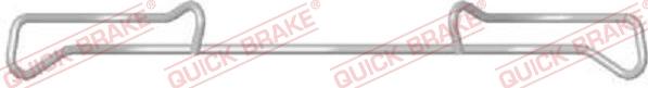 QUICK BRAKE 109-1678-1 - Комплектующие для колодок дискового тормоза abcparts.ee
