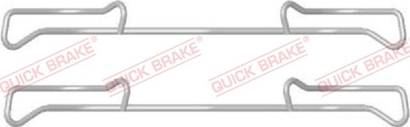 QUICK BRAKE 1091678 - Комплектующие для колодок дискового тормоза abcparts.ee