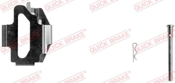 QUICK BRAKE 109-1141-1L - Комплектующие для колодок дискового тормоза abcparts.ee
