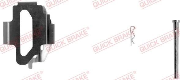 QUICK BRAKE 109-1141-1R - Комплектующие для колодок дискового тормоза abcparts.ee