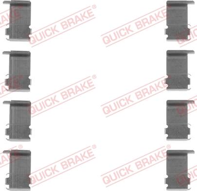QUICK BRAKE 1091162 - Комплектующие для колодок дискового тормоза abcparts.ee