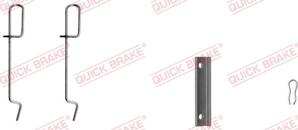 QUICK BRAKE 109-1125-1 - Комплектующие для колодок дискового тормоза abcparts.ee