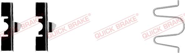 QUICK BRAKE 109-1170-1 - Комплектующие для колодок дискового тормоза abcparts.ee
