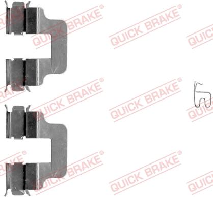 QUICK BRAKE 109-1245-1 - Комплектующие для колодок дискового тормоза abcparts.ee