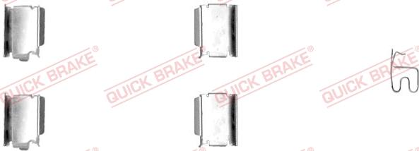 QUICK BRAKE 109-1246-1 - Комплектующие для колодок дискового тормоза abcparts.ee