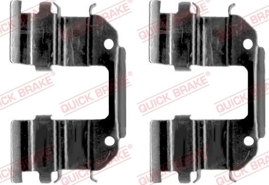 QUICK BRAKE 109-1285-1 - Комплектующие для колодок дискового тормоза abcparts.ee