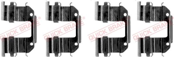 QUICK BRAKE 1091285 - Комплектующие для колодок дискового тормоза abcparts.ee