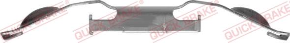 QUICK BRAKE 109-1221-1 - Комплектующие для колодок дискового тормоза abcparts.ee