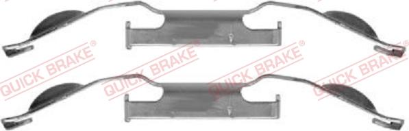 QUICK BRAKE 109-1221 - Комплектующие для колодок дискового тормоза abcparts.ee