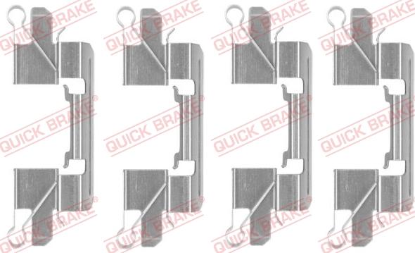QUICK BRAKE 1091769 - Комплектующие для колодок дискового тормоза abcparts.ee